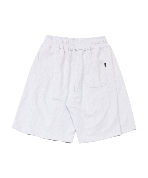 Crude Rivet Boxer Bermuda Pants White