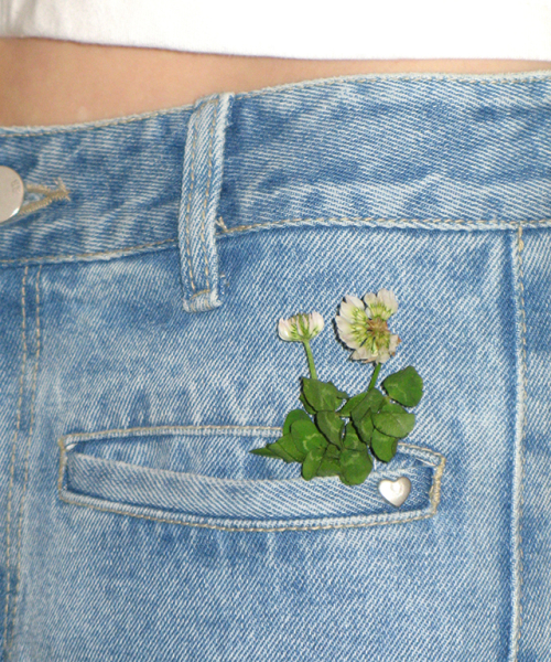 WELT POCKET BOOTSCUT DENIM PANTS MEDIUM BLUE