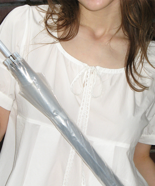 RIBBON TIE PLEATED PEPLUM BLOUSE WHITE