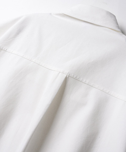 Slick BD Oxford Short Sleeved Shirt Ivory KJSS2638