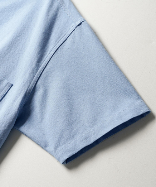 Slick BD Oxford Short Sleeved Shirt Skyblue KJSS2638