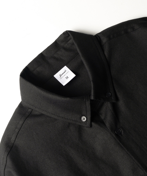 Slick BD Oxford Short Sleeved Shirt Black KJSS2638