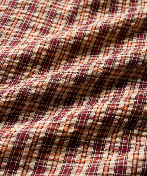 Unite Check Short Sleeved Shirt Red HHSS2646