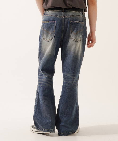 Arizona Flare Denim Pant Midblue ISLP2634