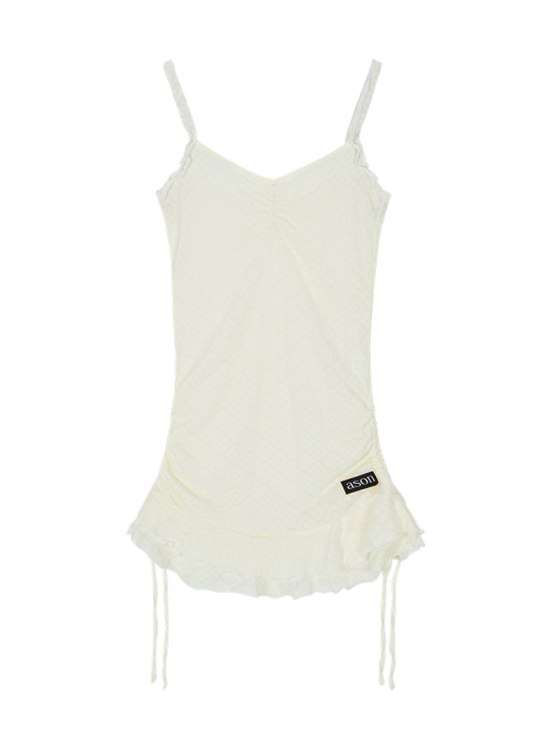 BLOSSOM MINI DRESS / IVORY