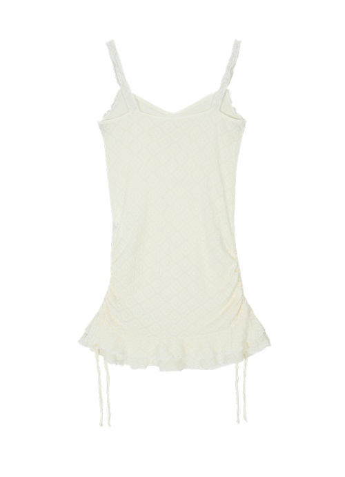 BLOSSOM MINI DRESS / IVORY