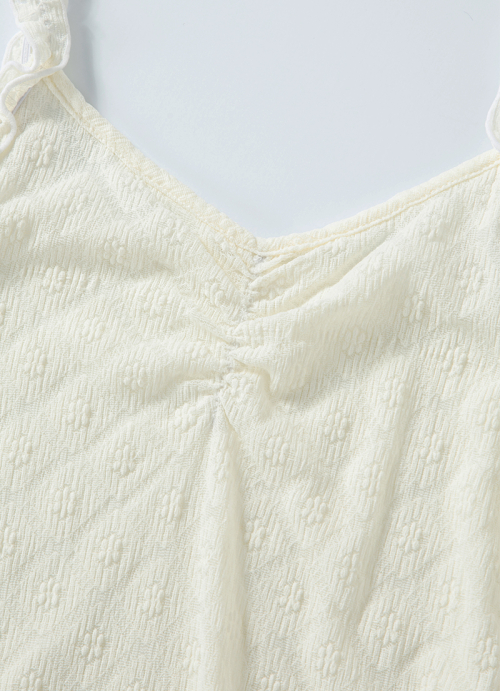 BLOSSOM MINI DRESS / IVORY