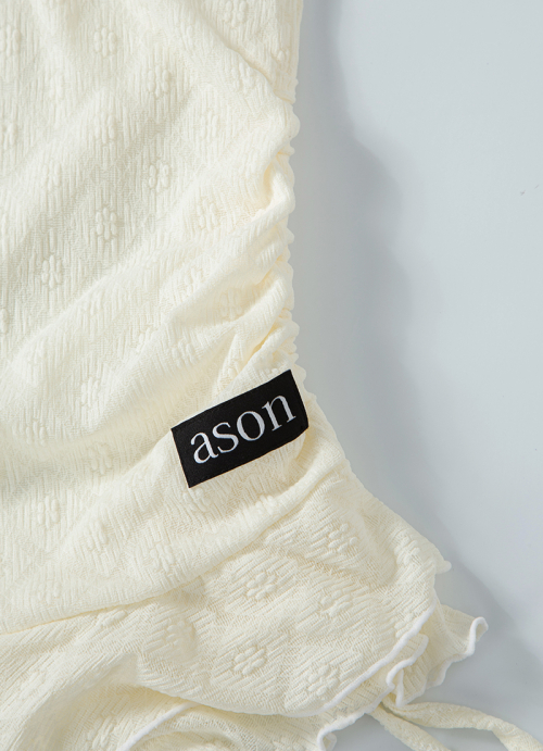 BLOSSOM MINI DRESS / IVORY