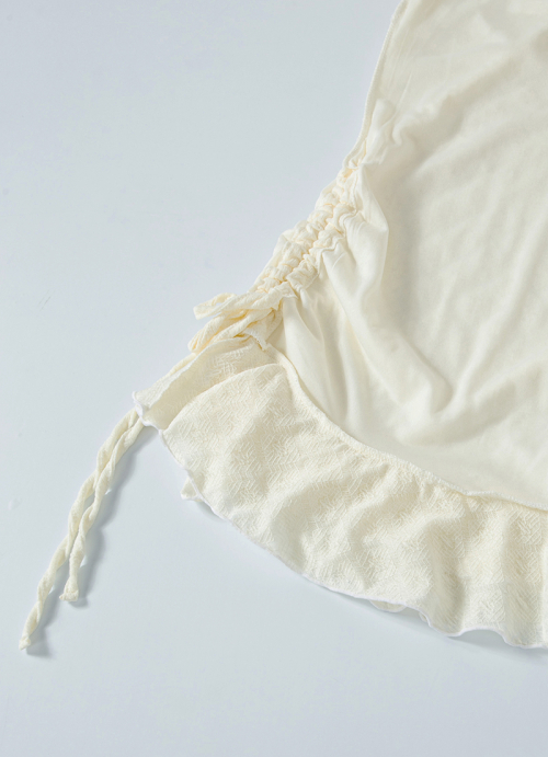 BLOSSOM MINI DRESS / IVORY
