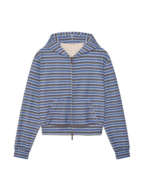 LAZY SUNDAY TERRY ZIP UP (4 Colors)
