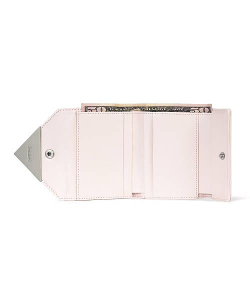 CRINKLE TRIANGLE DOCO WALLET - BLOSSOM