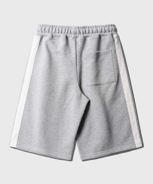 Side track half sweat pants Grey OYSP2627