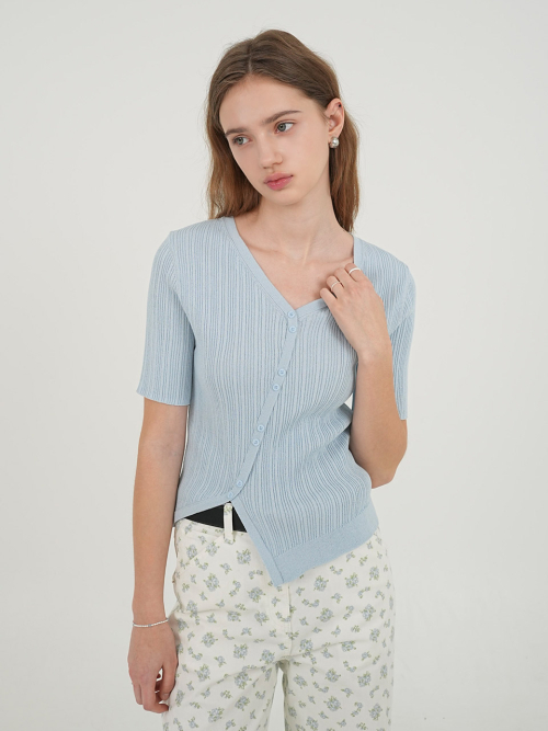 Asymmetric Diagonal Pullover NEK5MP531
