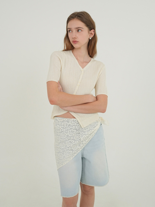 Asymmetric Diagonal Pullover NEK5MP531