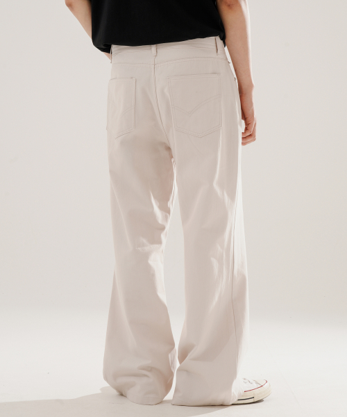 Rost Flare Cotton Pant Cream JULP2653