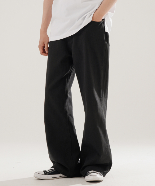 Rost Flare Cotton Pant Black JULP2653