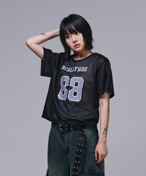 롱 더블 아일렛 벨트[블랙]