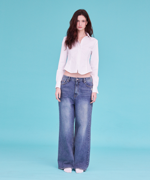 WIDE WASHING DENIM