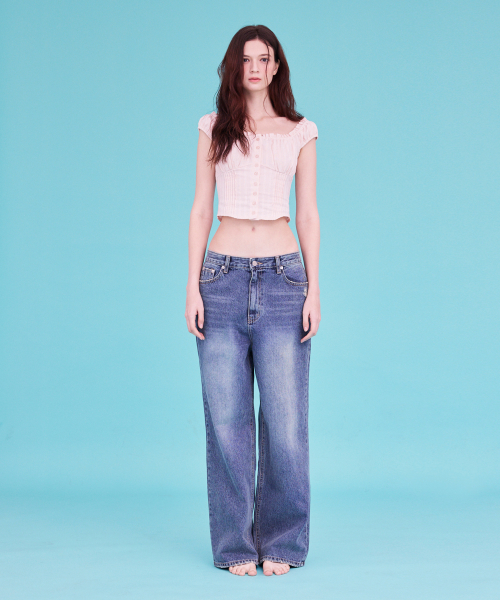 WIDE WASHING DENIM