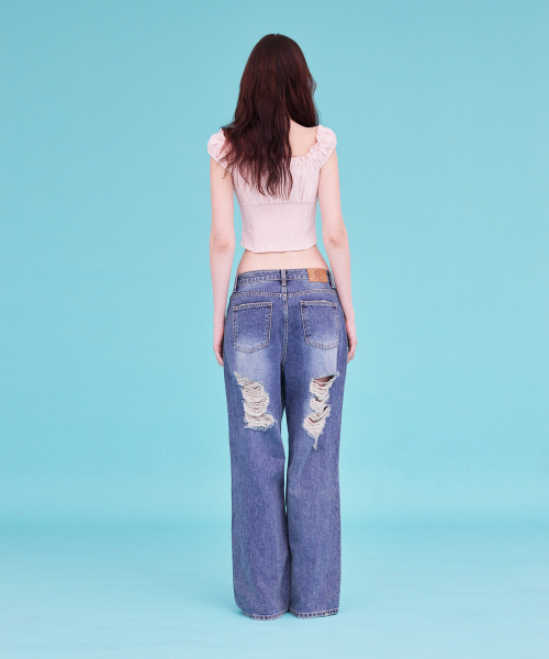 WIDE WASHING DENIM
