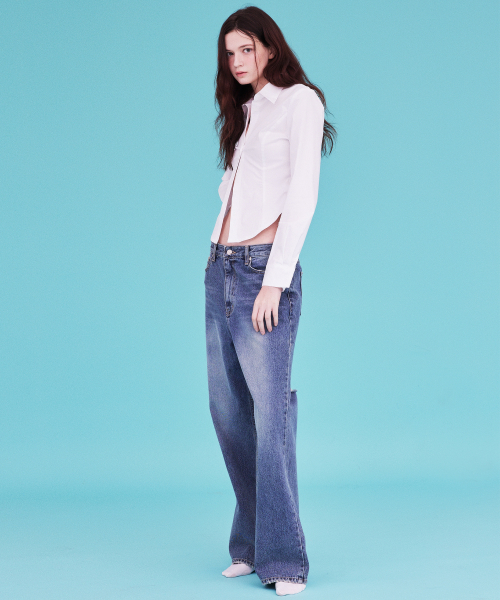 WIDE WASHING DENIM