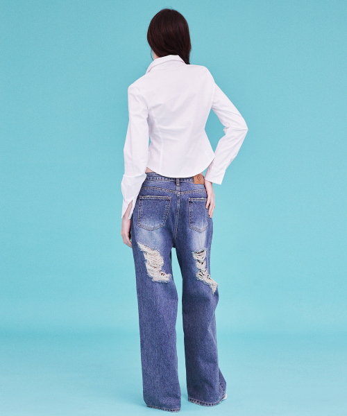 WIDE WASHING DENIM