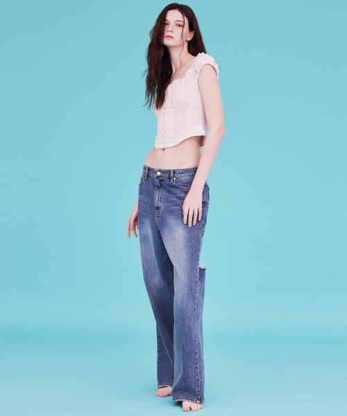 WIDE WASHING DENIM