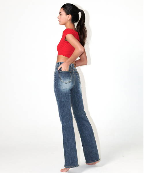 WASHING BOOTS CUT JEANS