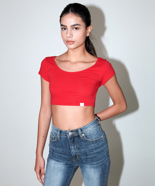 CROP TEE
