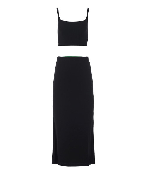 SLEEVELESS SKIRTS SET