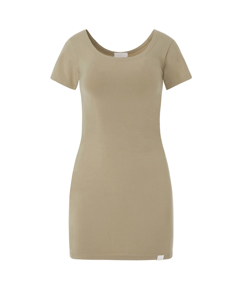 U NECK MINI DRESS