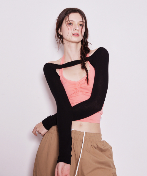 SHIRRING BOLERO