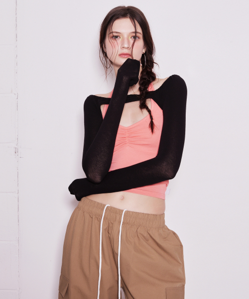 SHIRRING BOLERO