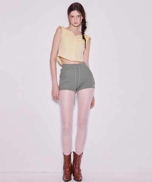 RUFFLE SMOCK BLOUSE