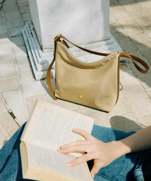 Sac Leonie Nylon Capuccino