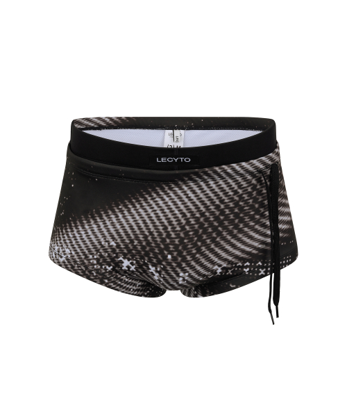 Glitch Layer Swim Shorts_[Black]