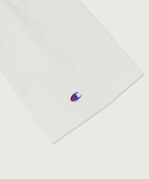 챔피온 X 윈드앤씨 리버스위브 저지 반팔 티셔츠 White