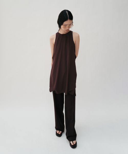 LUTO TAILORED PANTS (BLACK CHERRY)