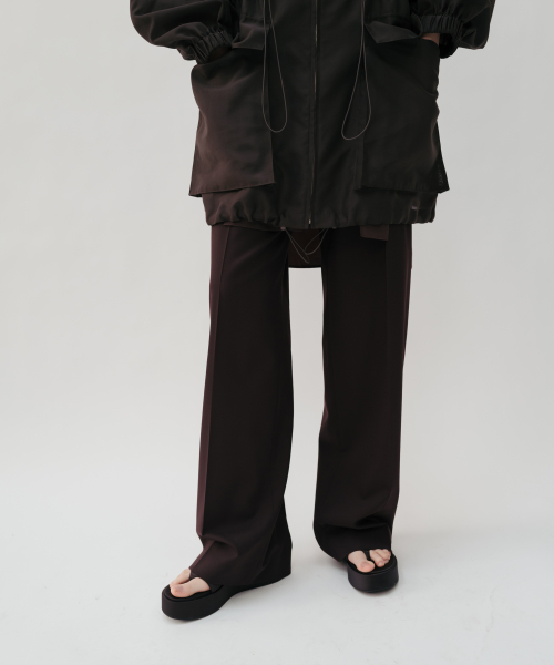 LUTO TAILORED PANTS (BLACK CHERRY)