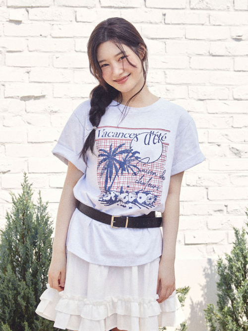 코코넛 트리 아트웍 반팔 티셔츠 NEW5ME608