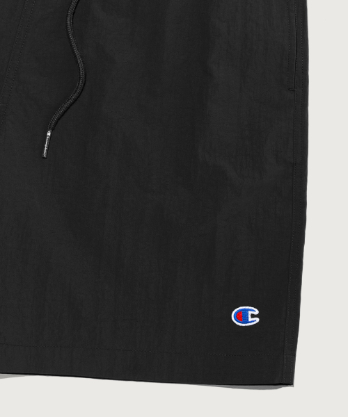 C로고 우븐 스트링 숏팬츠 Black