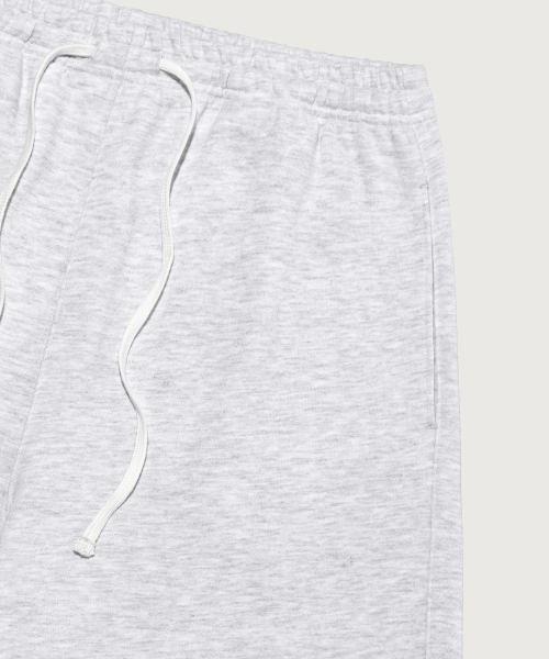 C로고 버뮤다 스웨트 팬츠 Light Grey