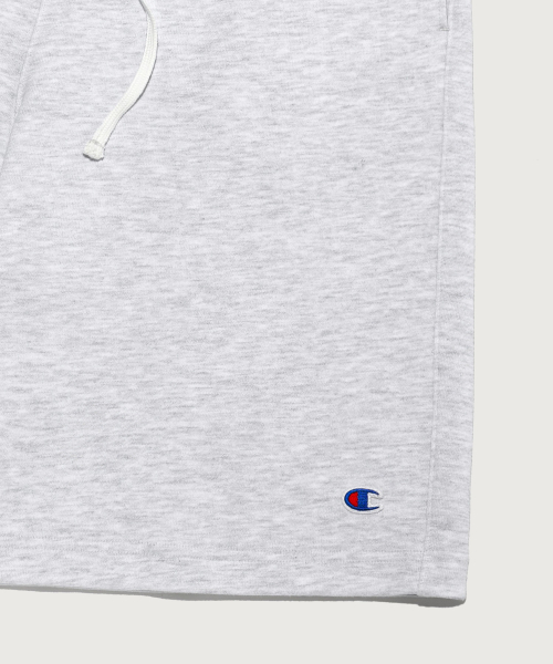 C로고 버뮤다 스웨트 팬츠 Light Grey