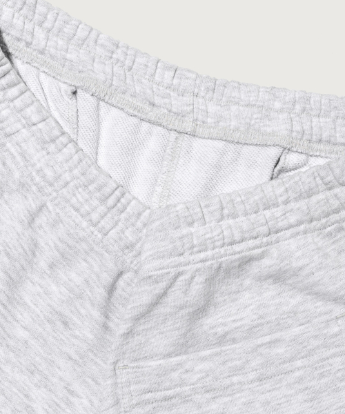C로고 버뮤다 스웨트 팬츠 Light Grey