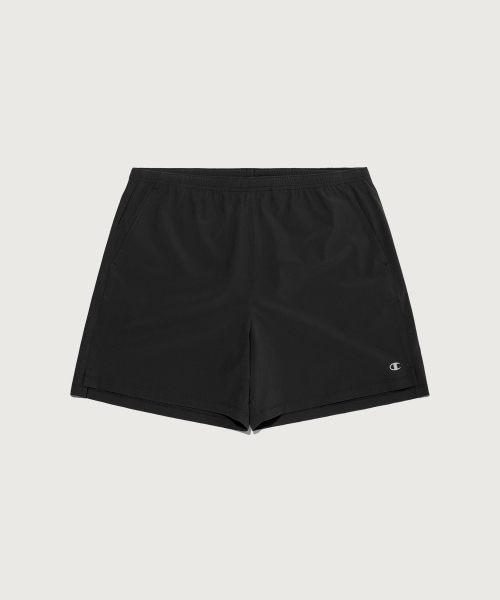 C로고 우븐 5인치 숏팬츠 Black