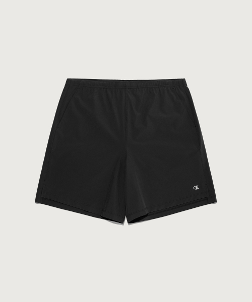 C로고 우븐 7인치 숏팬츠 Black