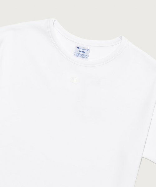 C로고 머슬핏 스트레치 반팔 티셔츠 White