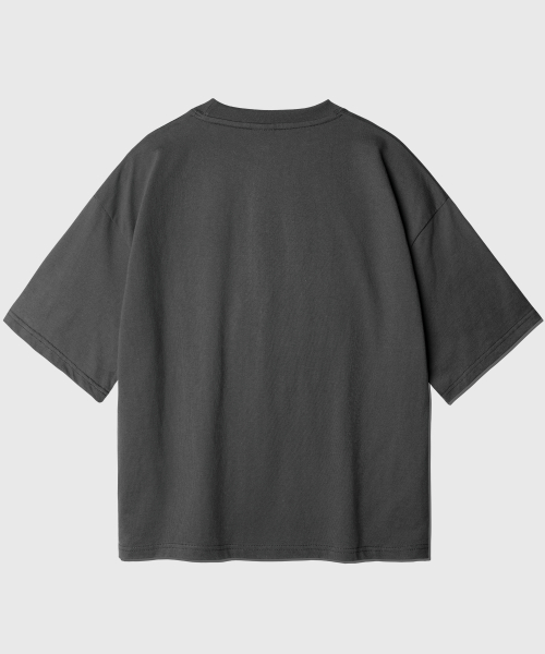 Boy Crop Short T-Shirt Darkgray KJST2619