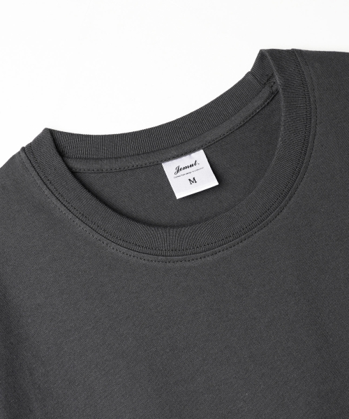 Boy Crop Short T-Shirt Darkgray KJST2619