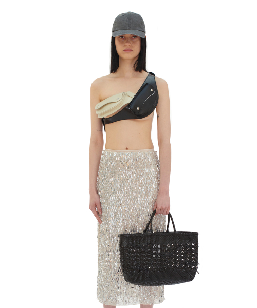 BISCUIT TOTE BAG [BLACK]